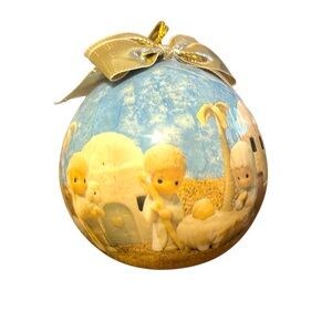 Vintage Precious Moments Nativity Christmas Ornament by Enesco 1989